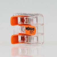 Wago 221-413 Compact Verbindungsklemme 3-polig,...