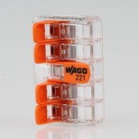 Wago 221-415 Compact Verbindungsklemme 5-polig,...