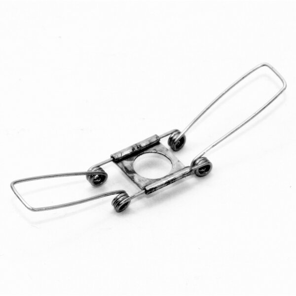 Lampenschirm Lampen Glashalter 16x90mm mit 2-fach Feder für alle E14 und E27 Fassungen geeignet