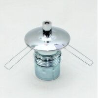 Lampenschirm Lampen Glashalter 16x90mm mit 2-fach Feder für alle E14 und E27 Fassungen geeignet