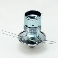 Lampenschirm Lampen Glashalter 16x90mm mit 2-fach Feder für alle E14 und E27 Fassungen geeignet