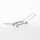 Lampenschirm Lampen Glashalter 16x90mm mit 2-fach Feder für alle E14 und E27 Fassungen geeignet