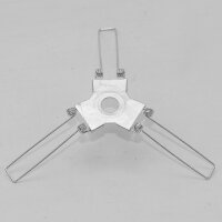 Lampenschirm Lampen Glashalter 140mm mit 3-fach Feder...