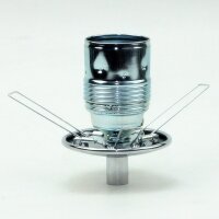 Lampenschirm Lampen Glashalter 140mm mit 3-fach Feder für alle E14 und E27 Fassungen geeignet