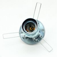 Lampenschirm Lampen Glashalter 140mm mit 3-fach Feder für alle E14 und E27 Fassungen geeignet