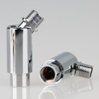 Lampen Dreh-Kippgelenk 16x48 mm, verchromt, M10x1 Innen-...