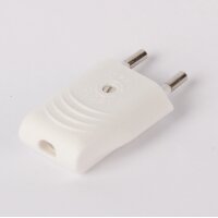 Eurostecker Europa-Flachstecker weiß 250V/2A