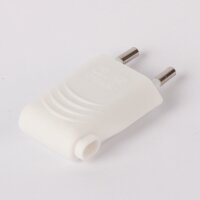 Eurostecker weiß 250V/6A mit seitlicher...