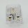 Lampen-Stecker Netzstecker weiß für Großbritannien UK/GB 3-polig 240V/13A flache Stifte