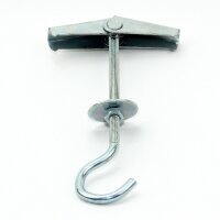 Deckenhaken M4 x 70mm mit Federklappdübel zur...