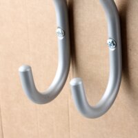Häfele Garderobenhaken Edelstahl 2 Haken 145x60mm...