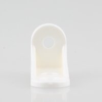 Häfele Rückwandverbinder Rückwandhalter zum Schrauben 46x16mm Kunststoff weiss