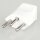 Schutzkontakt-Stecker Schweiz weiß – 250V/10A – mit Schraubkontakten und Zugentlastung