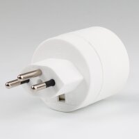 Reiseadapter-Stecker Schweiz auf Deutschland-Kupplung...