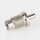 M10x1x8 mm Außengewinde Messing Seilstopper mit Bund und Befestigungsschlitz, vernickelt, Ø 12 mm