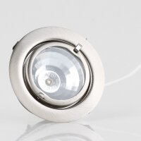 Halogen Möbeleinbaustrahler Einbauleuchte 60mm...