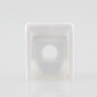 Häfele Eckverbinder Wandverbinder mit Abdeckkappe 18x20 mm Kunststoff weiß