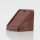 Häfele Eckverbinder Wandverbinder mit Abdeckkappe 18x20 mm Kunststoff braun