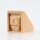 Häfele Eckverbinder Wandverbinder mit Abdeckkappe 18x20 mm Kunststoff beige