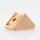 Häfele Eckverbinder Wandverbinder mit Abdeckkappe 18x20 mm Kunststoff beige