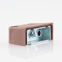 Häfele Korpusverbinder Wandverbinder zum Schrauben 37x15 mm braun