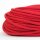 Textilkabel Stoffkabel rot 3-adrig 3x0,75 Zug-Pendelleitung S03RT-F 3G0,75