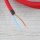 Textilkabel Lampenpendel 1-5m rot mit E14 Fassung Kunststoff schwarz