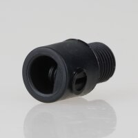 M10x1x10mm Klemmnippel Zugentlastung Schwarz mit...