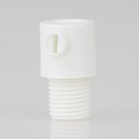 M10x1x10mm Klemmnippel Zugentlastung Weiß mit...