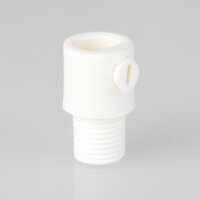 M10x1x10mm Klemmnippel Zugentlastung Weiß mit...