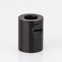 M10x1 Klemmnippel Zugentlastung aus Metall Schwarz mit...