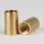 Verbindungs-Muffe Gewinde-Adapter Messing roh M10x1 Innengewinde auf M10x1 Innengewinde 12x20mm