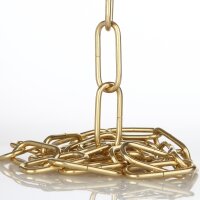 Lampen Metall-Kette 3,8 mm 20x47 | Vermessingt | Zum...
