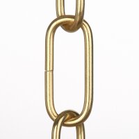 Lampen Metall-Kette 3,8 mm 20x47 | Vermessingt | Zum...