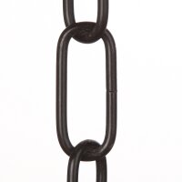 Lampen Metall-Kette 3,8 mm 20x47 | Schwarz lackiert | Zum...