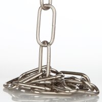 Lampen Metall-Kette 3,8 mm 20x47 | Vernickelt | Zum...