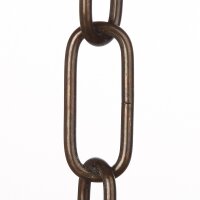Lampen Metall-Kette 3,8 mm 20x47 | Antik Fumé |...