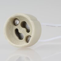 GU10 Halogen-Keramik-Lampenfassung mit 15 cm...