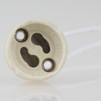 GU10 Halogen-Keramik-Lampenfassung mit 15 cm...