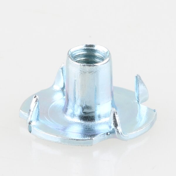 Häfele Einschlagmutter M4 Metall verzinkt, Ø 15 mm, Länge 7,5 mm