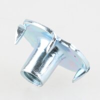 Häfele Einschlagmutter M4 Metall verzinkt, Ø 15 mm, Länge 7,5 mm
