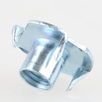 Häfele Einschlagmutter M8 Metall verzinkt, Ø 22,5 mm, Länge 9,5 mm