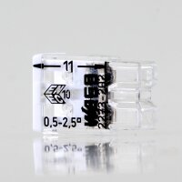 Wago 2273-202 Compact Verbindungsklemme 2-polig...