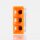 Wago 2273-203 Compact Verbindungsklemme 3-polig transparent/orange für NYM-J Kabel