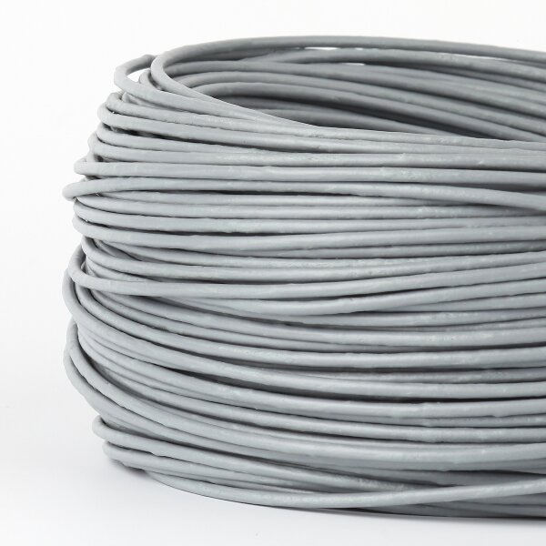 PVC Aderleitung Elektro-Kabel Stromkabel 1x0,75 mm² H05V-K grau (NYA-F) flexibel - Meterware