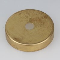 Lampen Abschluß Kaschierung Messing roh 57x11mm mit...