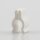 Kabelclip Kabelhalter Seilhalter-Clip für Stahlseile Lampen-Kabel 6.0-7.5mm + Drahtseil 1.0-1.2mm Kunststoff weiß