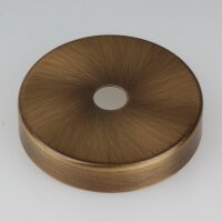 Lampen Abschluß Kaschierung antik fume 57x11mm mit...