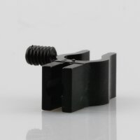 Kabelclip Kabelhalter Seilhalter-Clip für Stahlseile Lampen-Kabel 7.0-8.5mm + Drahtseil 1.0-2.0mm Kunststoff schwarz