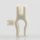 Kabelclip Kabelhalter Seilhalter-Clip für Stahlseile Lampen-Kabel 5.0-6.5mm + Drahtseil 1.0-2.0mm Kunststoff weiß